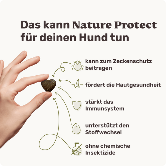 Hunde-Snack Nature Protect Produktvorteile